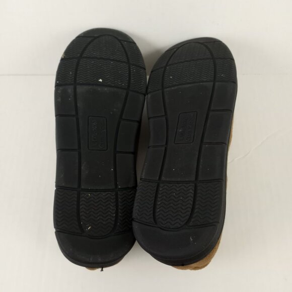 Club Room Brown Faux Suede Moccasin Slippers Mens L 9.5 - 10.5 - Picture 10 of 11